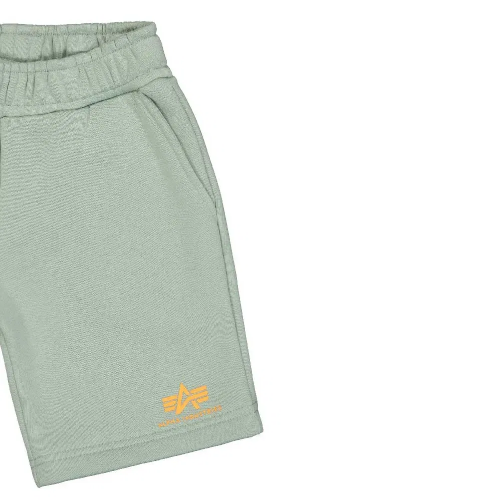 Шорты Alpha Industries Basic SL, зеленый — фото 3