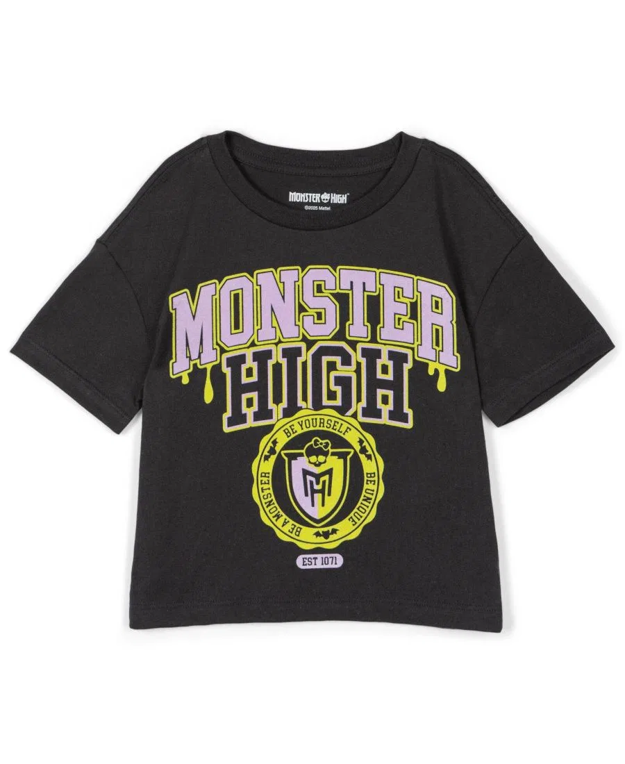 Футболка с принтом Monster High, Jet Black