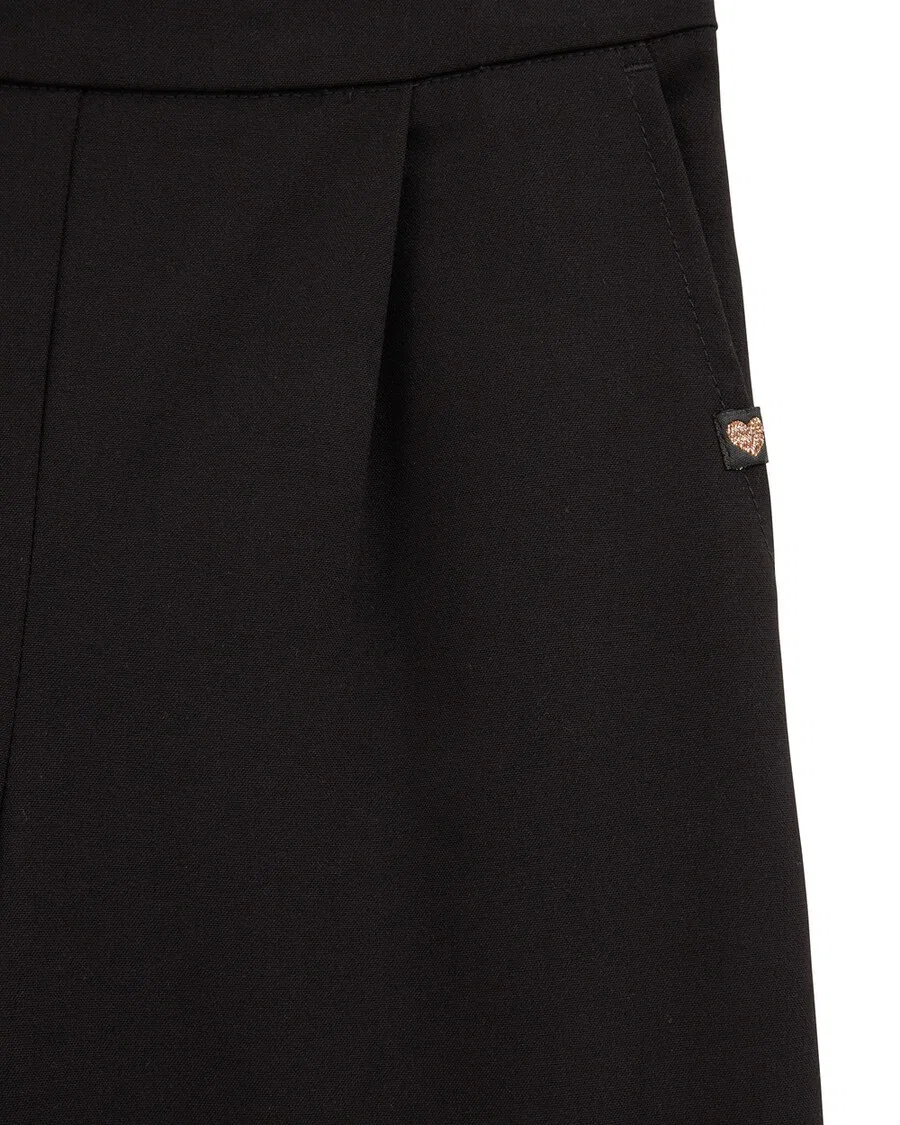 Брюки WE Fashion Regular Pants 'Meisjes' черного цвета — фото 3