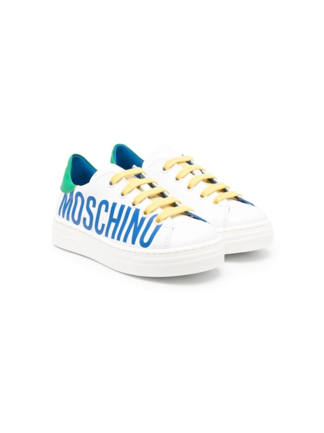 

Moschino Kids кеды с логотипом, белый