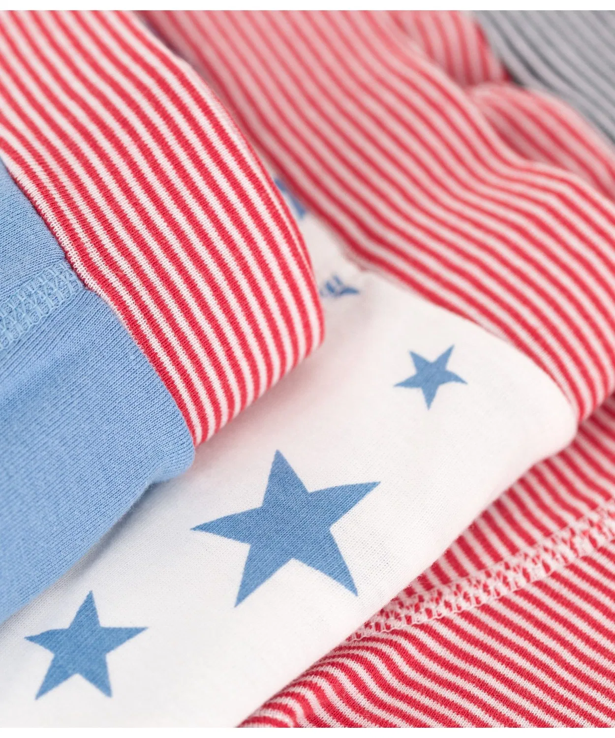 Детские трусы-боксеры комплект из 3 штук с принтом Petit Bateau, Blue — фото 3
