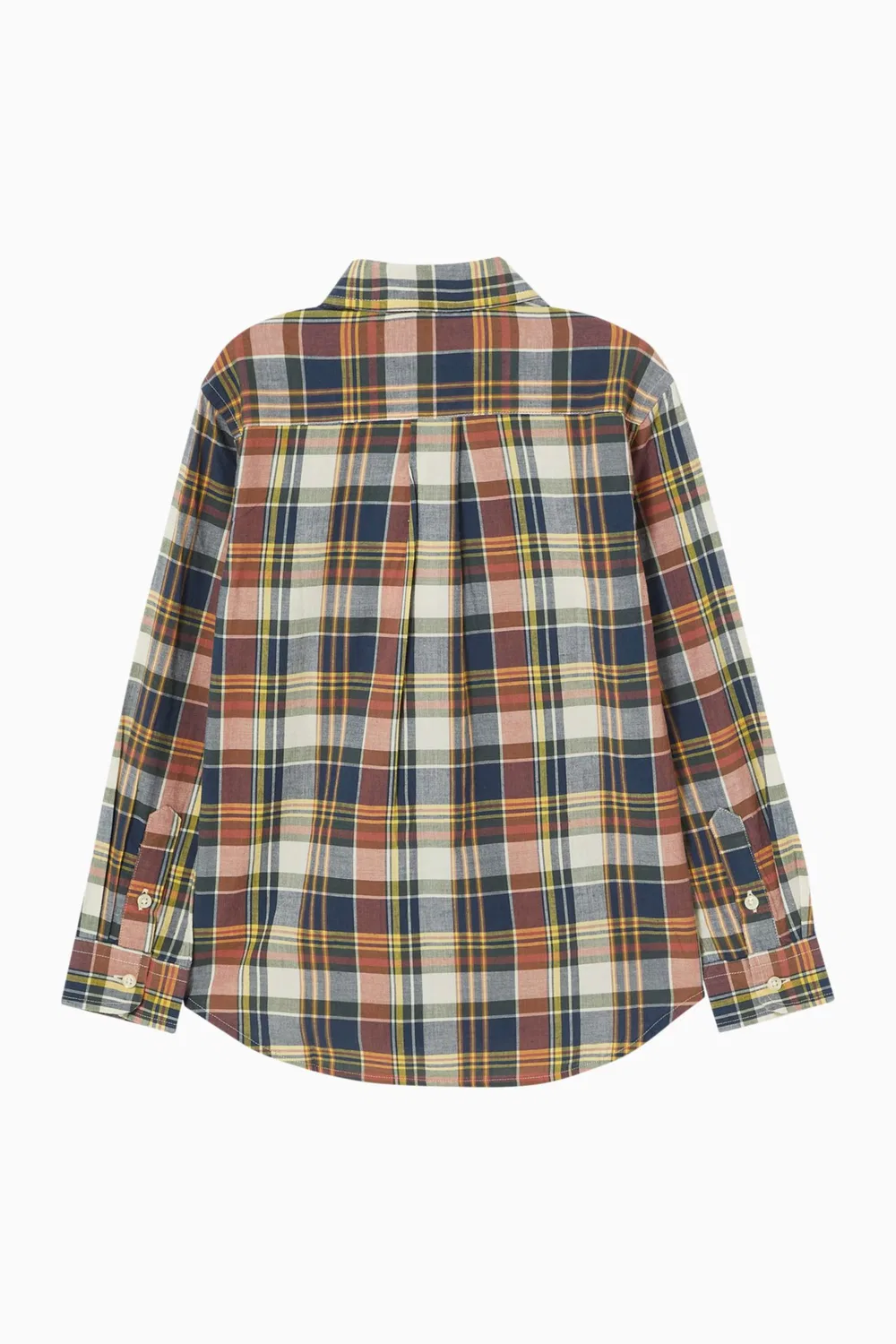 Рубашка с клетчатым принтом из хлопка Polo Ralph Lauren — фото 2