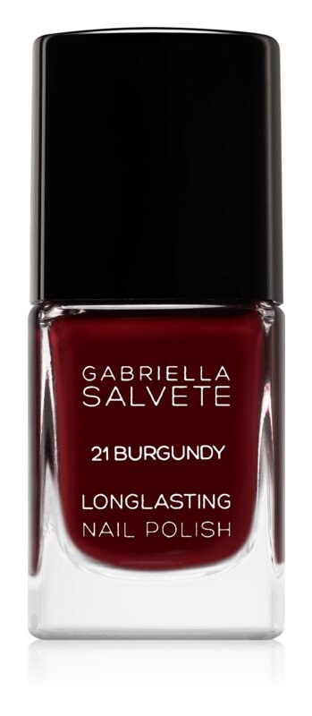 

Стойкий лак для ногтей с высоким блеском Gabriella Salvete Longlasting Enamel, оттенок 21 Burgundy 11 мл