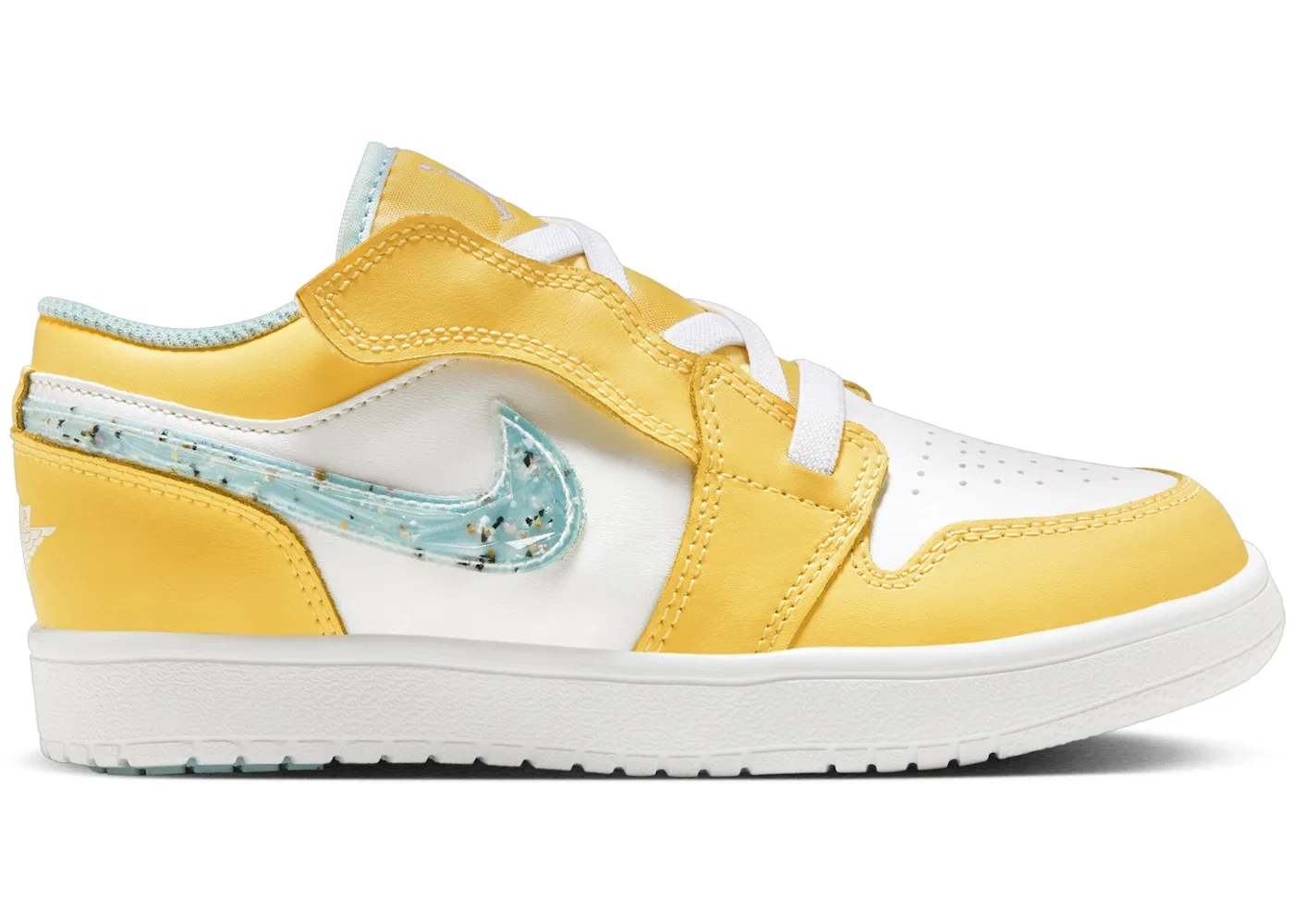 Детские кроссовки с низким верхом Jordan 1 Low ALT SE Jordan, Citron Pulse/White/Action Green/Glacier Ice