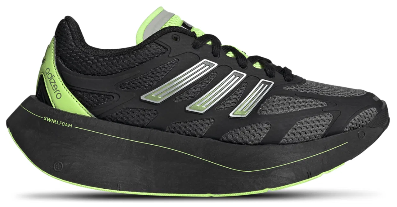 Детские кроссовки для мальчиков с ретро-стилем Adizero Aruku adidas, Black Green Grey