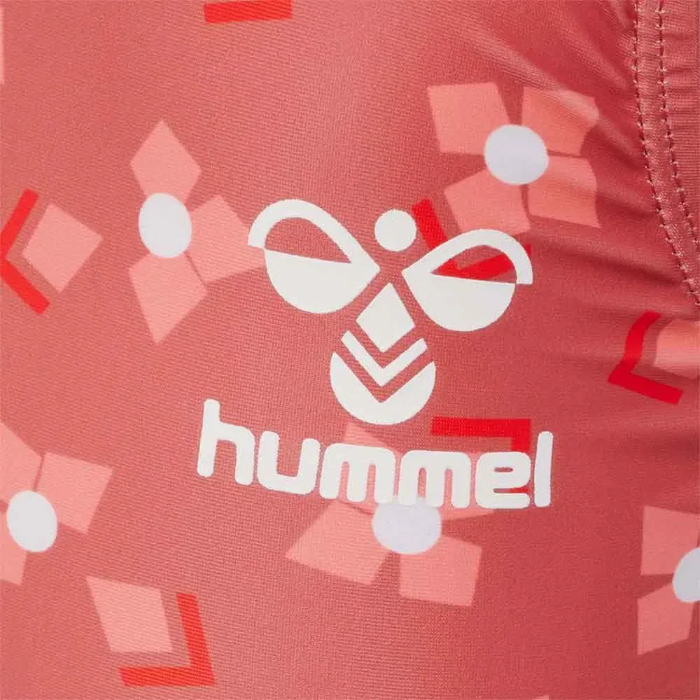 Детский купальник для девочек с принтом Hmlfilippa Hummel, Pink — фото 4