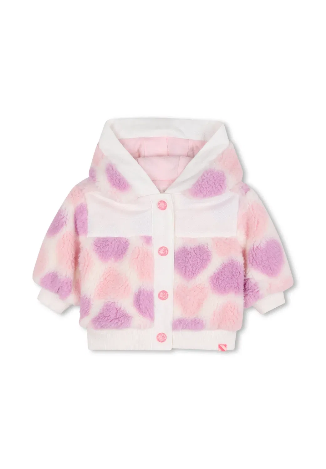 Пальто для новорожденной девочки - флисовая куртка Billieblush, Ivory