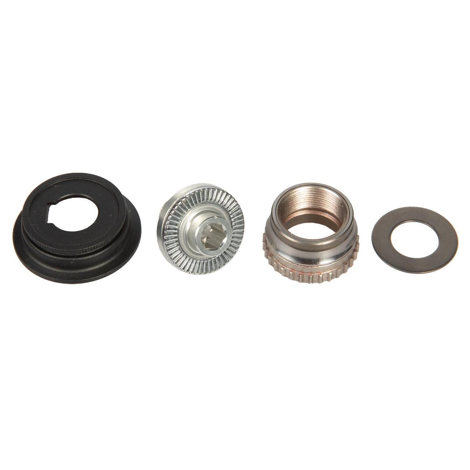 

Блок левого стопорного болта Shimano HB-9000, серебро / серебро / серебро
