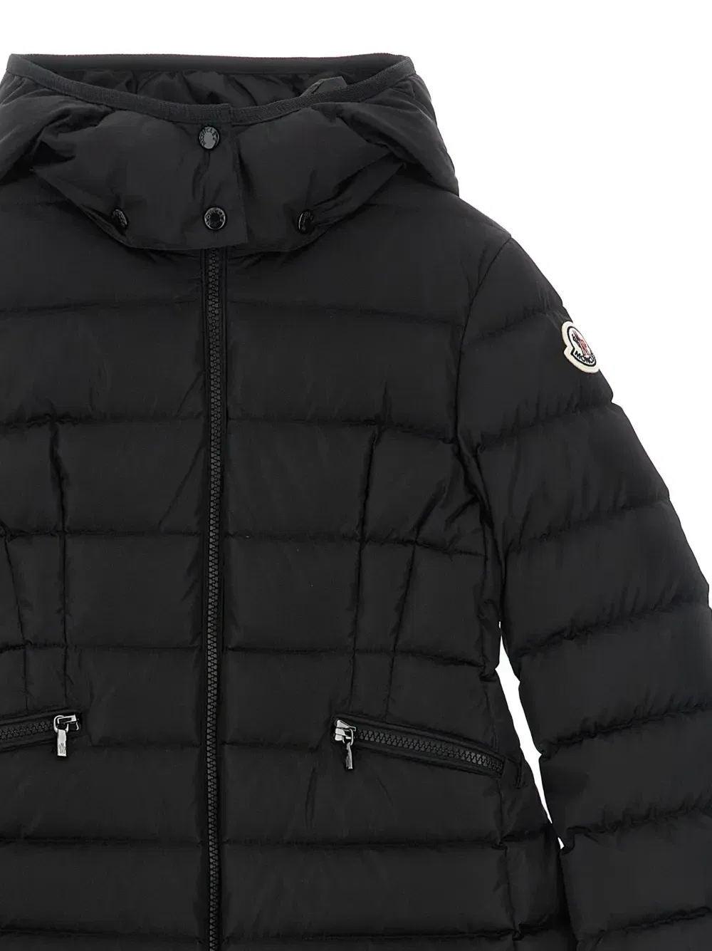 Стеганая пуховая куртка Charpal Moncler Enfant, черный — фото 3