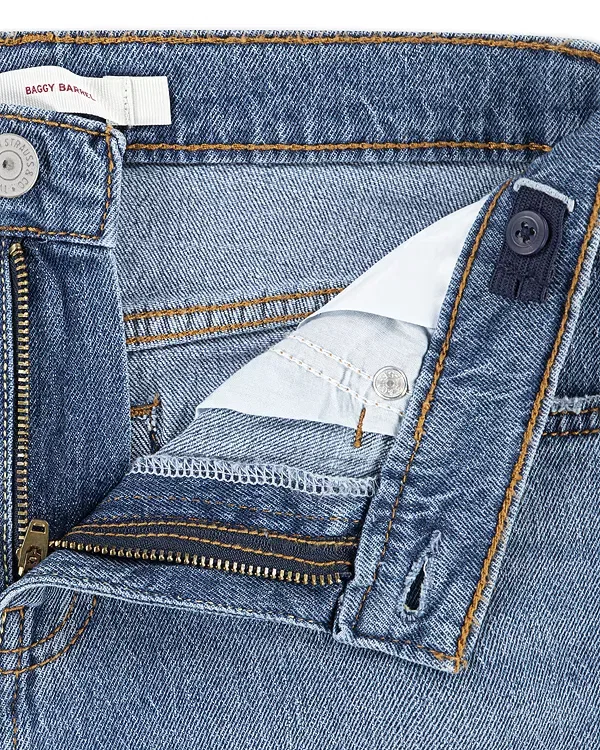 Детские джинсы для девочки с мешковатым кроем Barrel-Leg Silhouette Levi's, Dance Around — фото 4