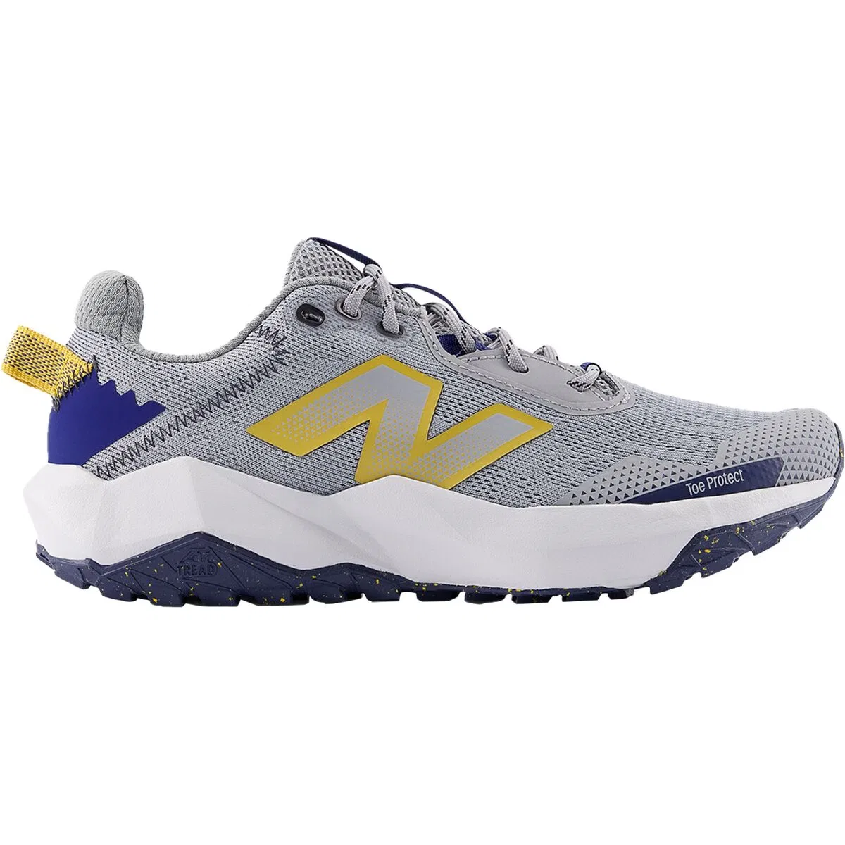 Детские кроссовки для мальчиков с шнуровкой Nitrel New Balance, Slate Grey/Blue Oyster/Baroque Gold