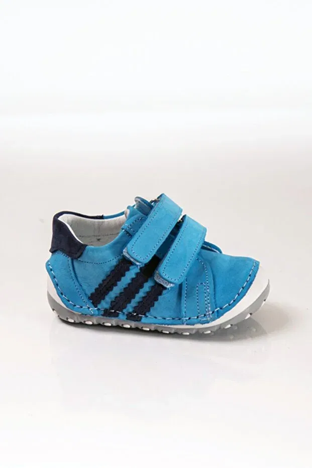 Детские туфли для мальчиков из натуральной кожи Ewen Tomm, Turquoise Blue