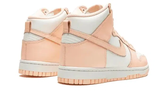 Детские кроссовки высокие Dunk High Crimson Tint/Sail Nike, Crimson Tint — фото 3