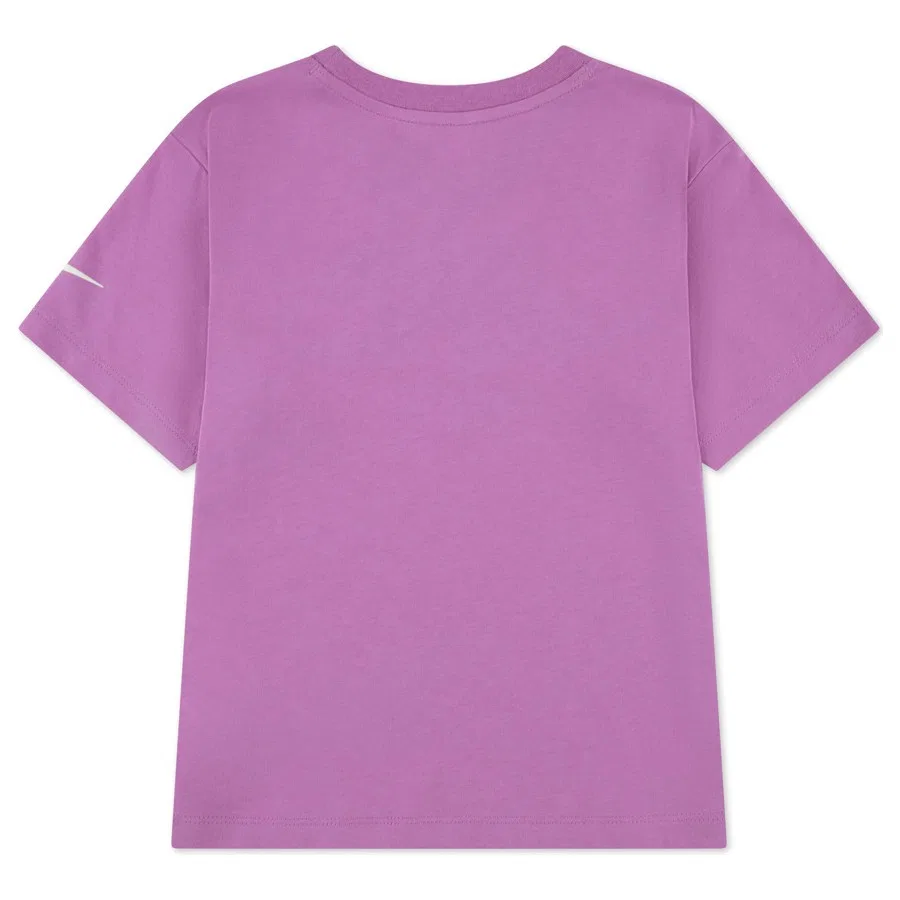 Детская футболка с принтом Boxy Tee Nike, Розовый — фото 3