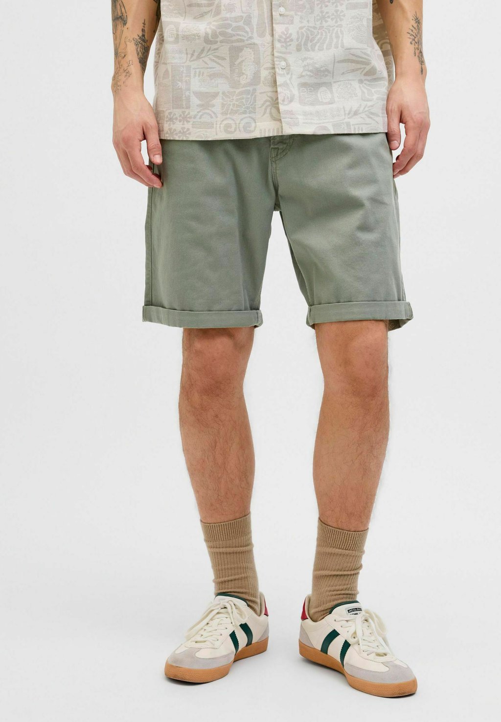

Джинсовые шорты STRICK ORIGINAL Jack & Jones, зеленый