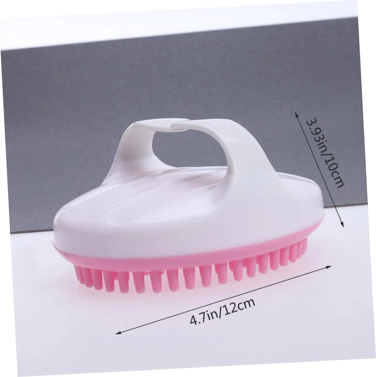 Массажная щетка для тела, LOORGVEL, 12x9x6 см, Pink — фото 2