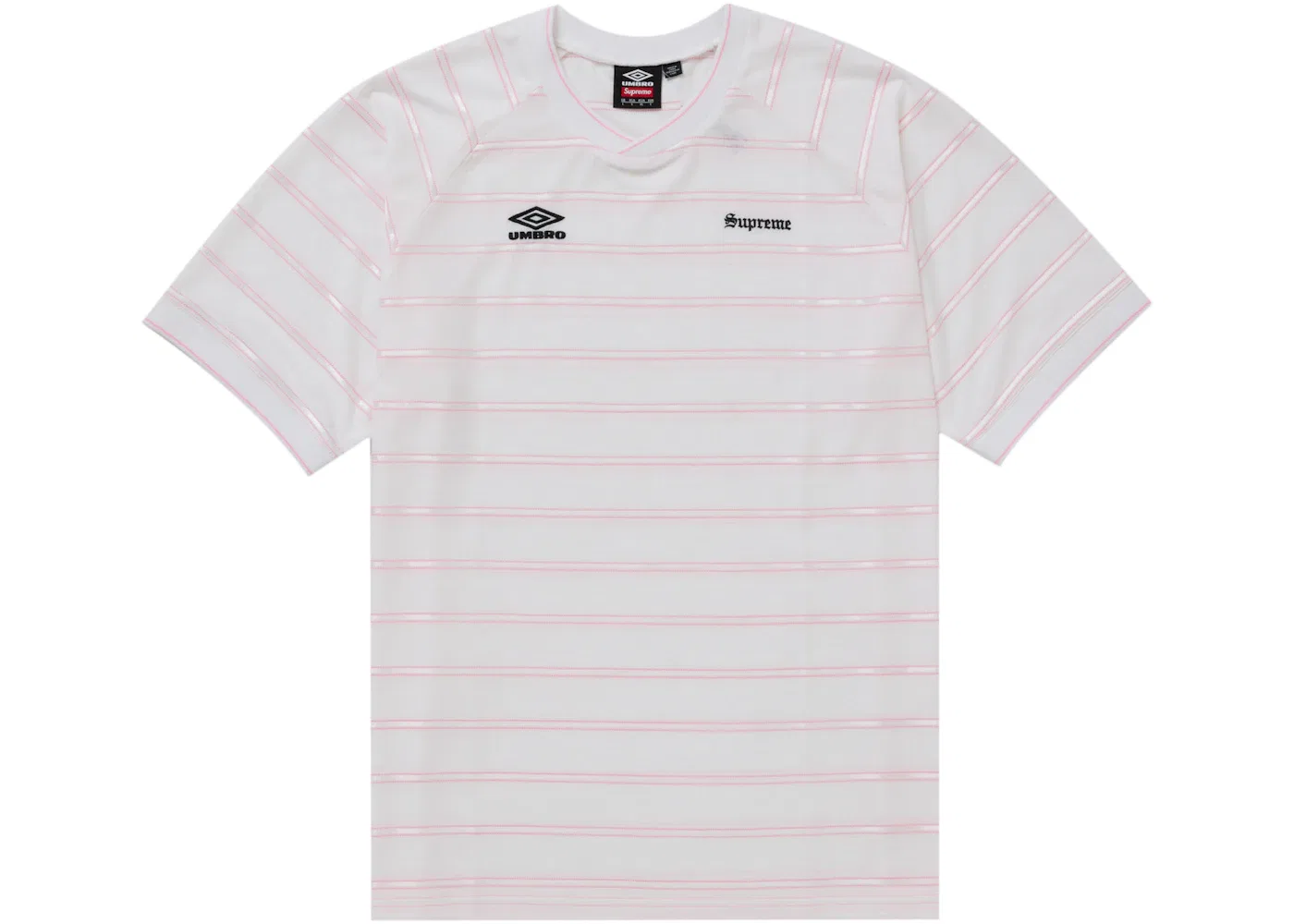 Мужская футболка с принтом Umbro Stripe Supreme, White