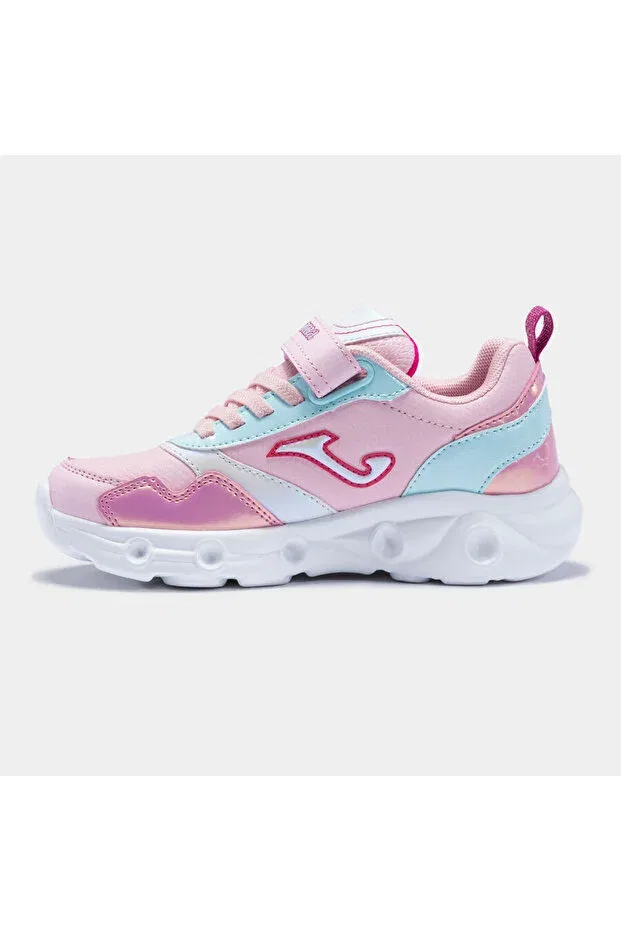 Детские спортивные кроссовки для девочек с липучкой Star jr 2213 Joma, Pink — фото 2