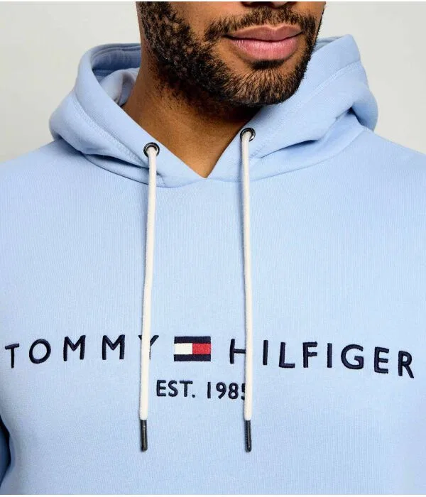 Мужской пуловер с капюшоном Tommy Hilfiger, Azzurro — фото 4