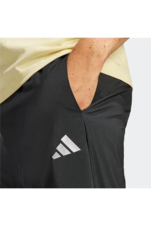 Мужские спортивные брюки скинни с принтом Adidas, Black-102264491 — фото 4