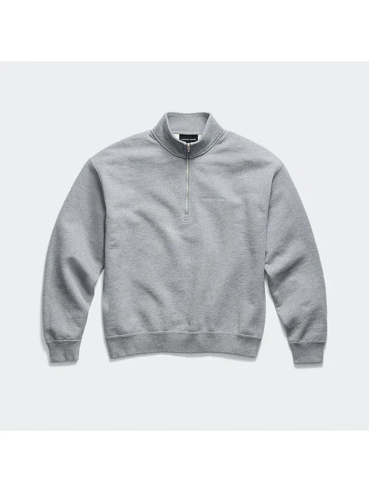 Женская футболка с длинным рукавом Wonder Quarter Zip CANADA GOOSE, Charcoal Gray