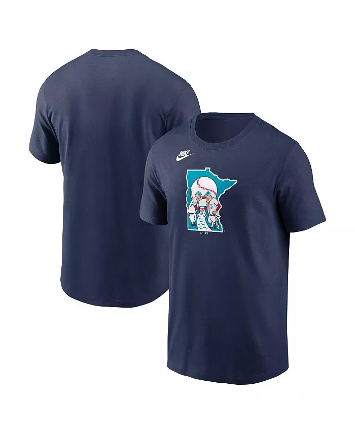 

Мужская футболка Minnesota Twins Cooperstown Collection с логотипом команды, цвет navy Nike