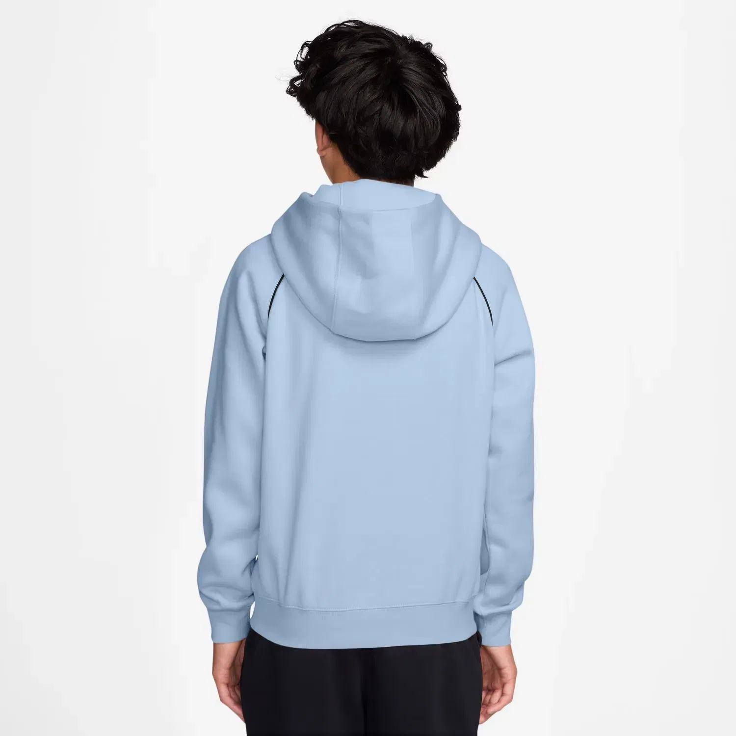 Детское худи для мальчиков из флиса Air Po Hoodie Nike, Синий — фото 2