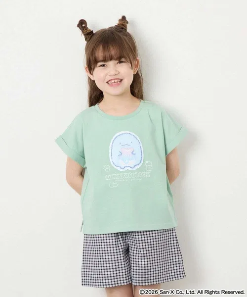 Детская футболка с пайетками Sumikko Gurashi Spangle T a.v.v, Mint