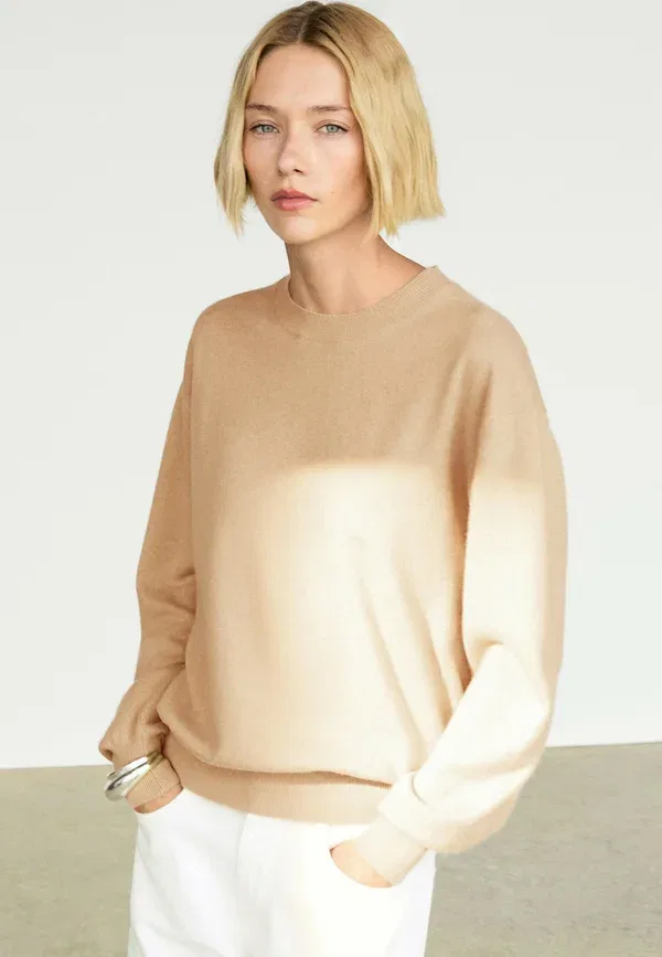 Джемпер из кашемира Jumper Massimo Dutti, коричневый