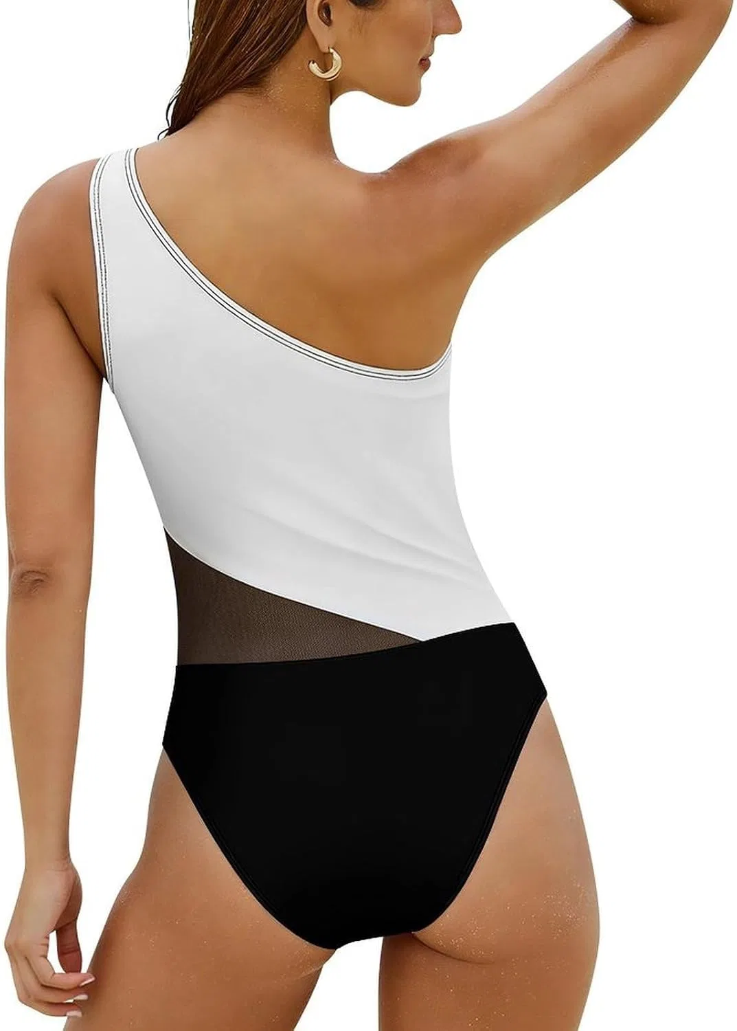Женский цельный купальник с флагом Кыргызстана, Polyester, Style-7 — фото 4