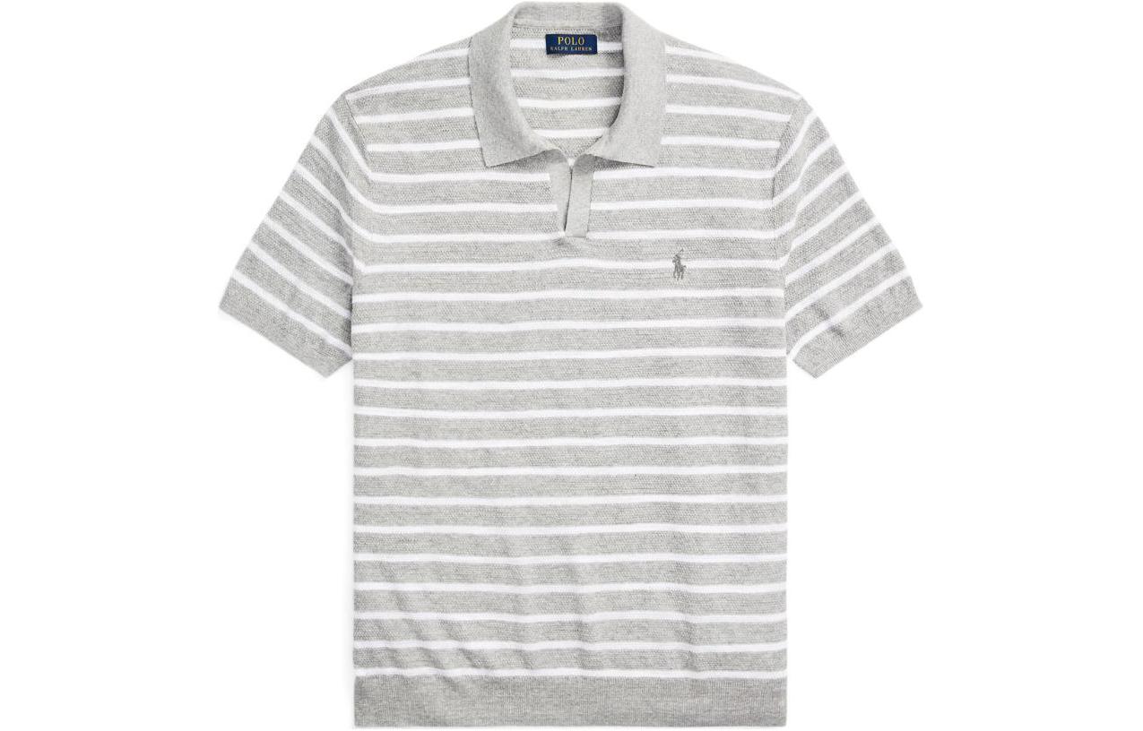 

Polo Ralph Lauren Футболка-поло SS24 мужская светло-серая