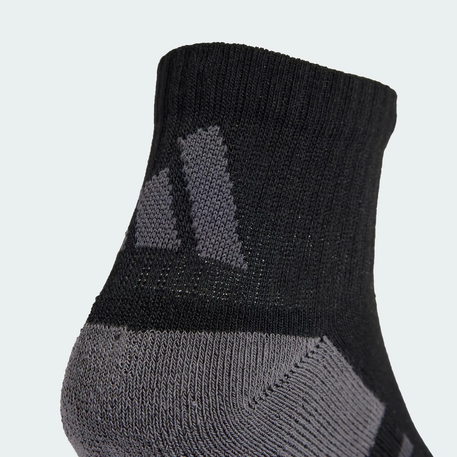 Мужские хлопковые носки с поддержкой свода стопы Essentials CLIMACOOL Quarter Socken, 3 пары, Adidas, Schwarz — фото 3