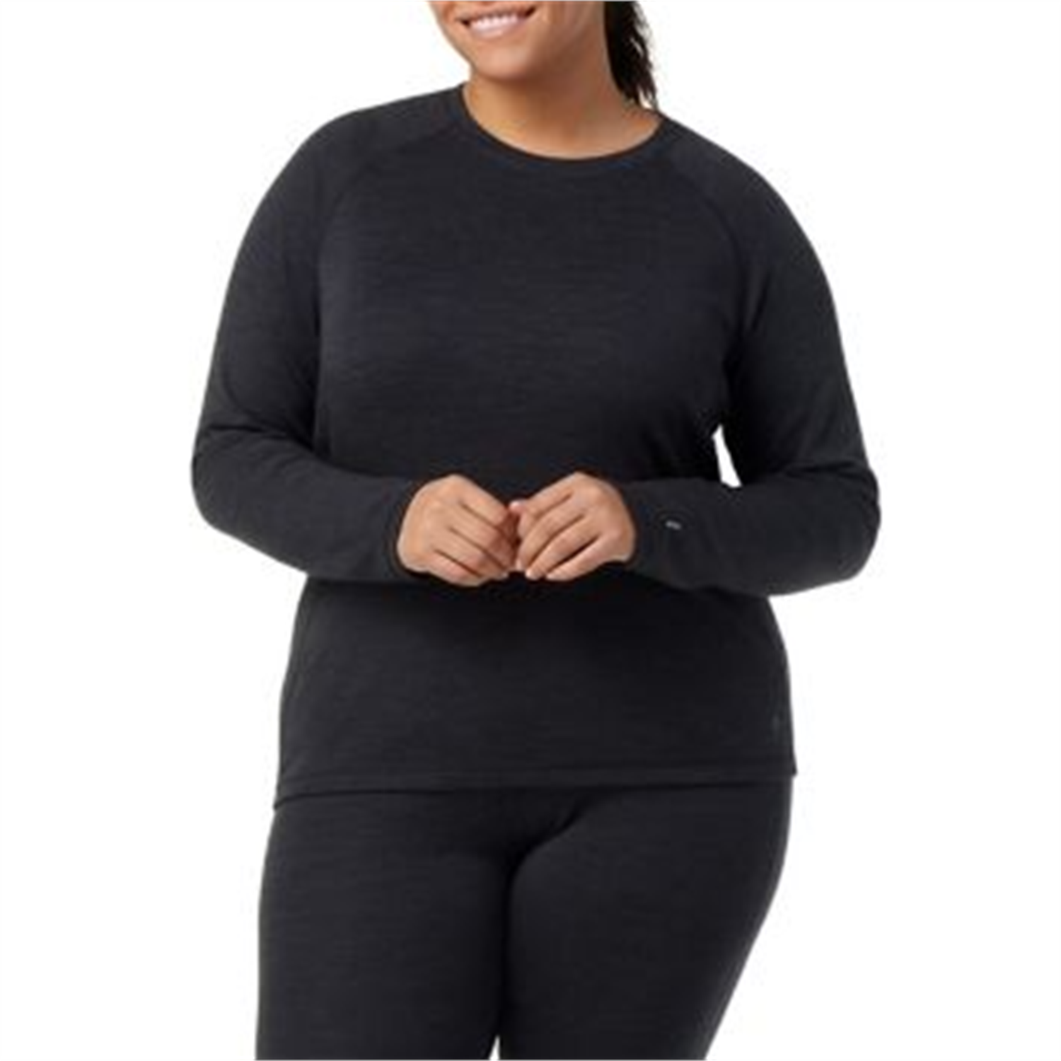 Топ Smartwool Classic Thermal Merino Base Layer Plus Top женский, уголь - фото