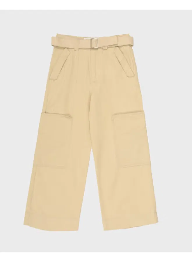 Брюки карго прямые Zara, хаки