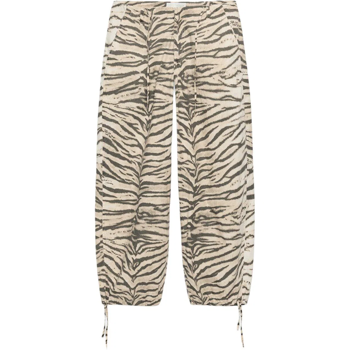 Женские брюки свободного кроя с принтом Tiger Color, ZARA, Tiger Color