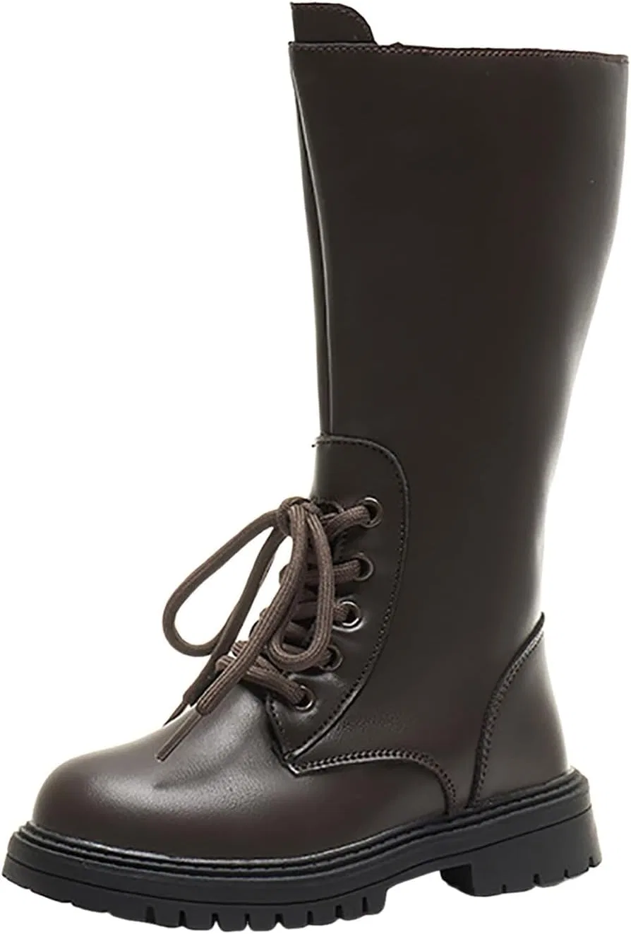 Детские сапоги для девочек с принтом ковбоя, модель Cowboy Boot, бренд, Brown