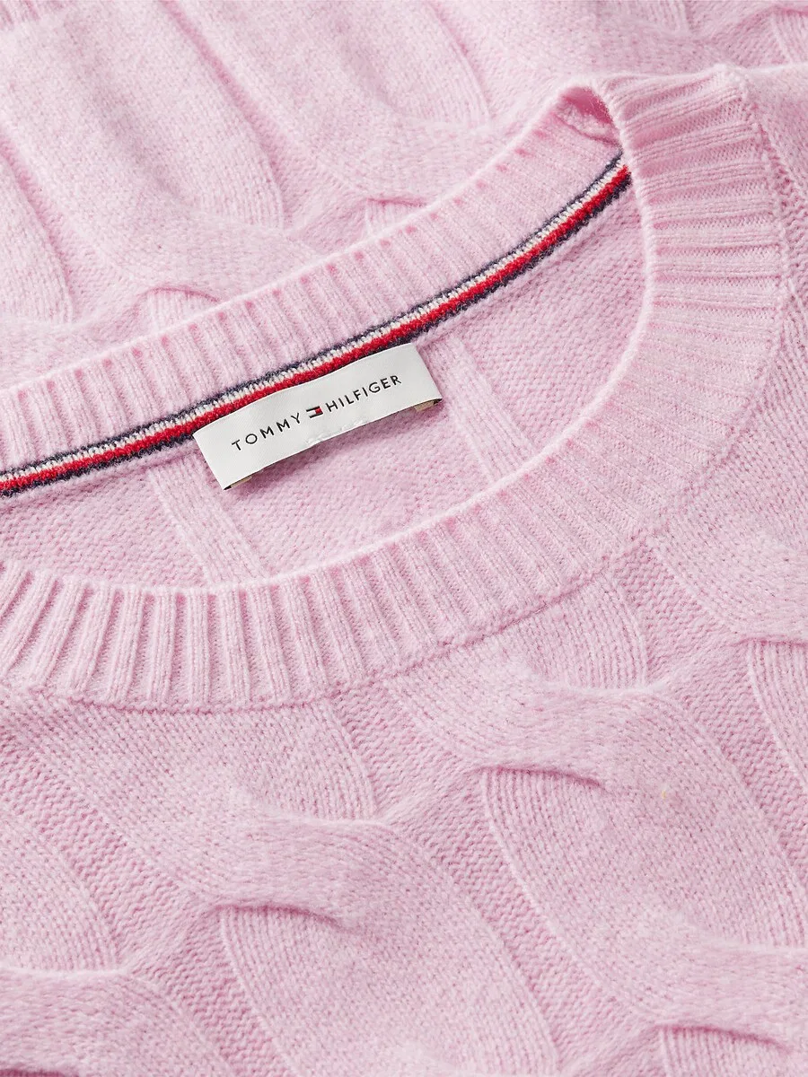 Свитер TOMMY HILFIGER цвета розы — фото 3