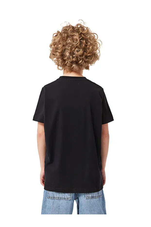 Детская футболка с коротким рукавом Galatasaray 5 star kids t-shirt Gsstore, Black — фото 3