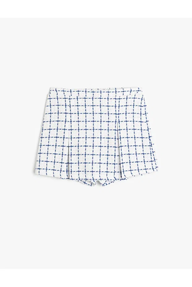 Детские шорты для девочек обычной посадки Koton, Blue Plaid