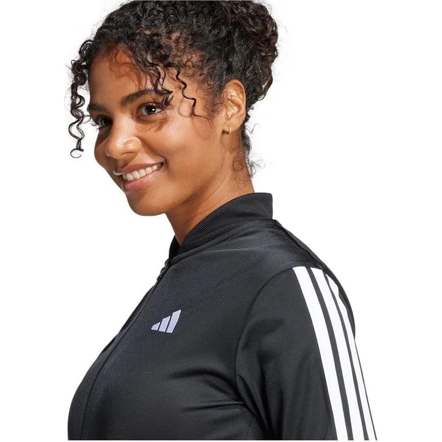 Женские спортивные штаны adidas W ESS 3S TS, Черный — фото 4