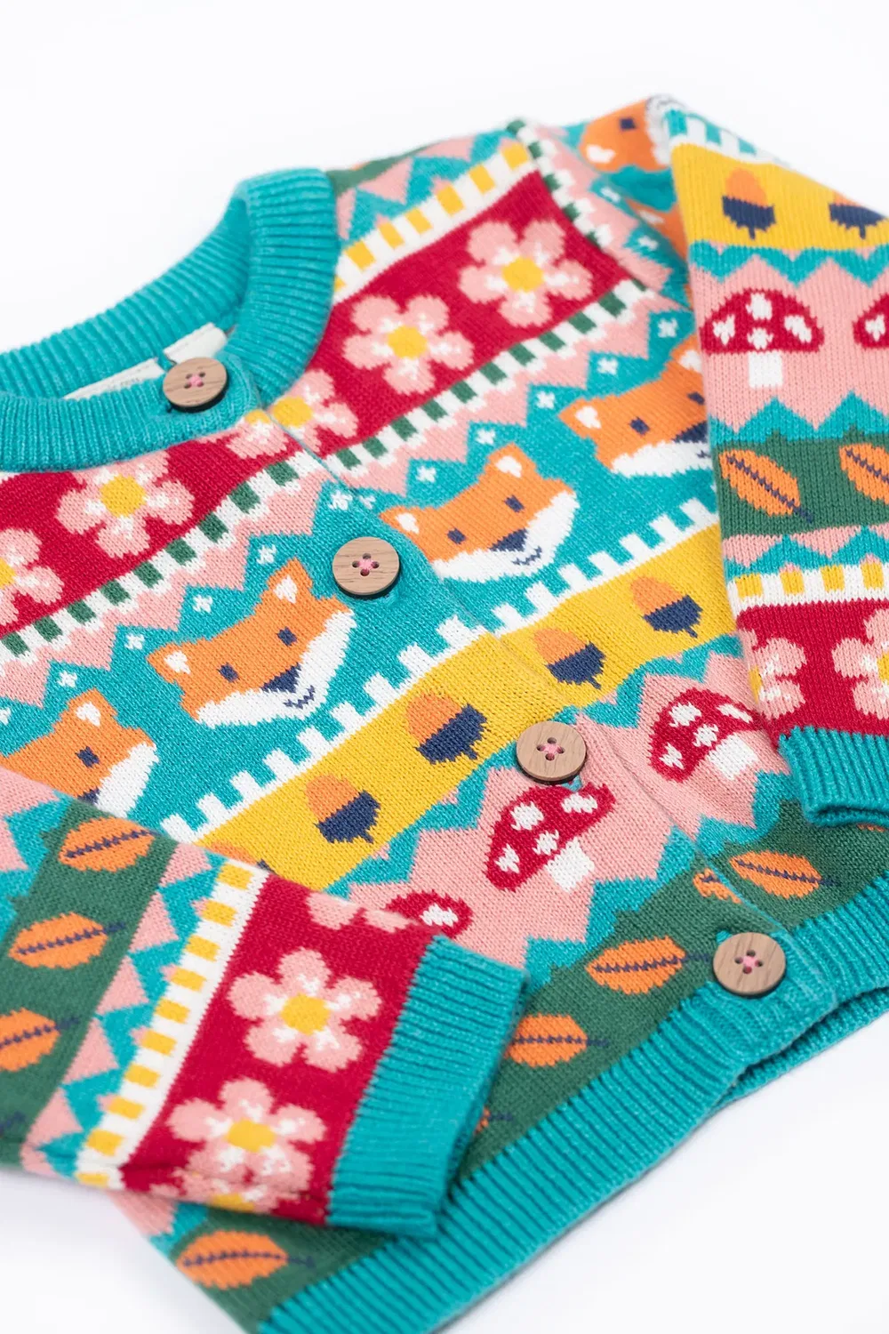Женский кардиган с жаккардовым узором Robyn Frugi, Multi — фото 4