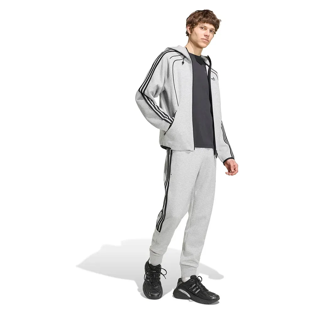 Мужской свитшот с молнией Spacer Teamgeist 26 Cutline Adidas Originals, Grey — фото 4