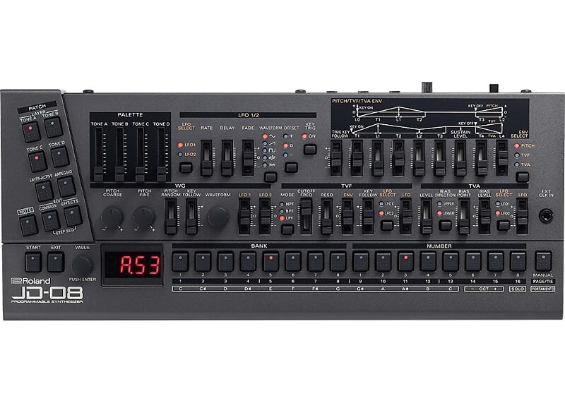

Программируемый синтезатор Roland JD-08 JD-08 Programmable Synthesizer