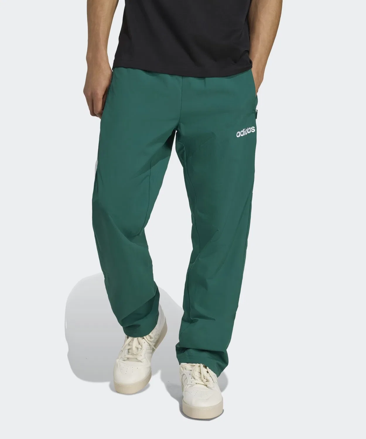 Мужские спортивные брюки с принтом Adidas Originals, Зеленый