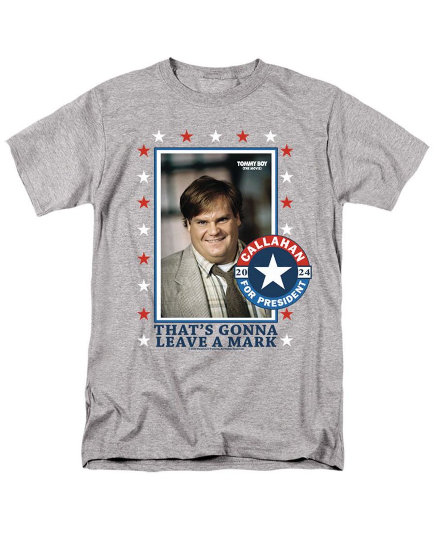 

Мужская футболка "Каллахан в президенты 2024 года" Tommy Boy, Athletic heather