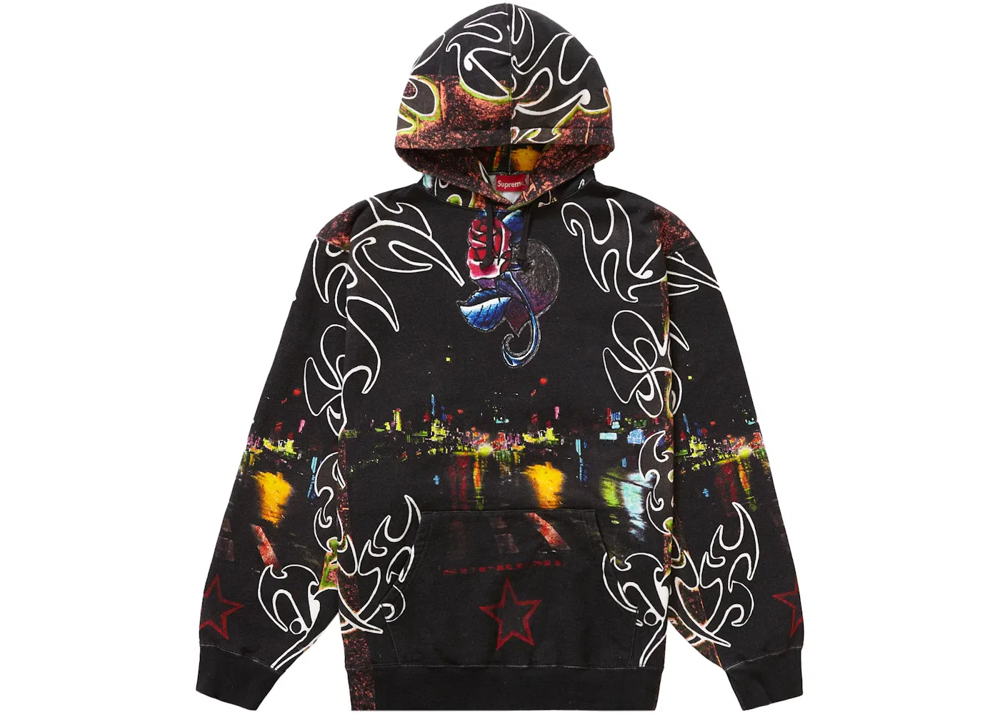 Мужское худи с капюшоном East Broadway Hooded Sweatshirt Supreme, цвет Night
