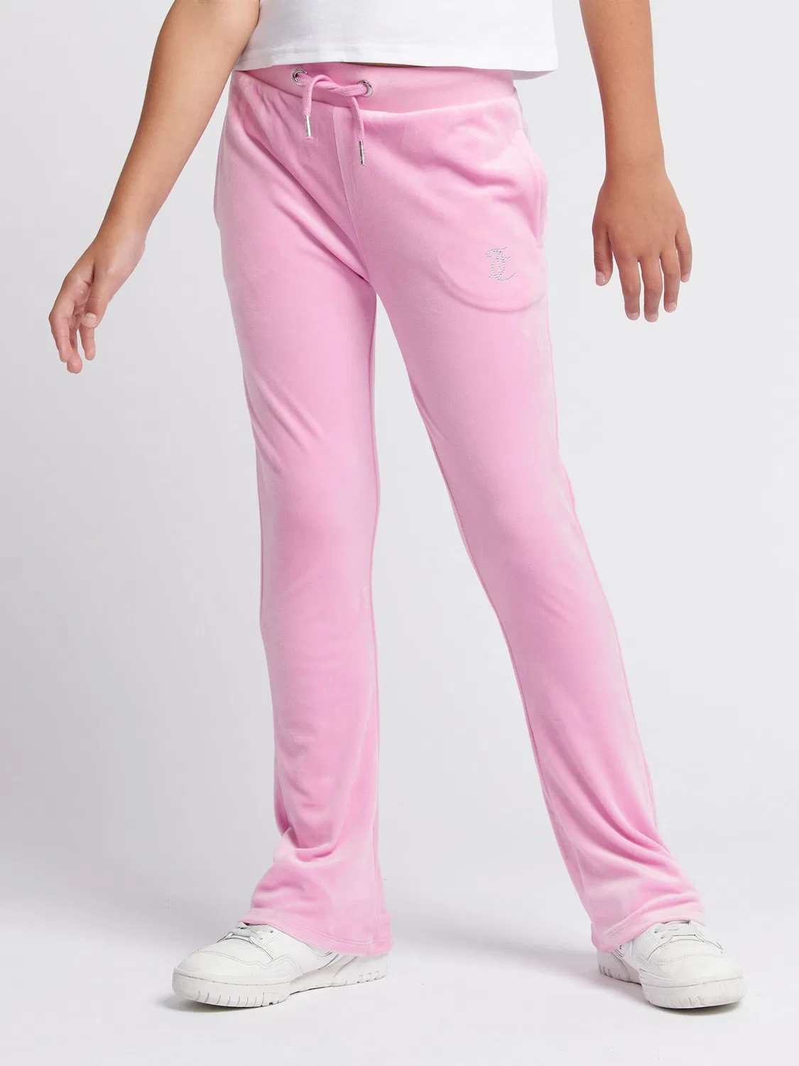 Джоггеры с пайетками Juicy Couture Bootcut, розовый