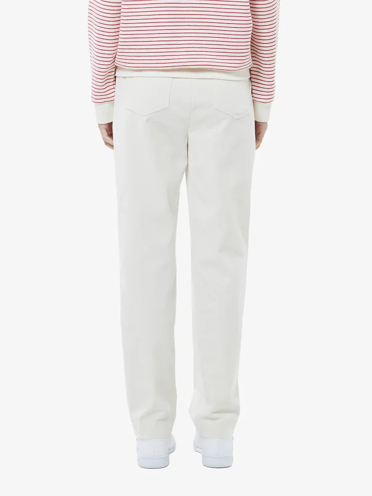 Брюки женские LACOSTE Straight Pants, Off White — фото 3