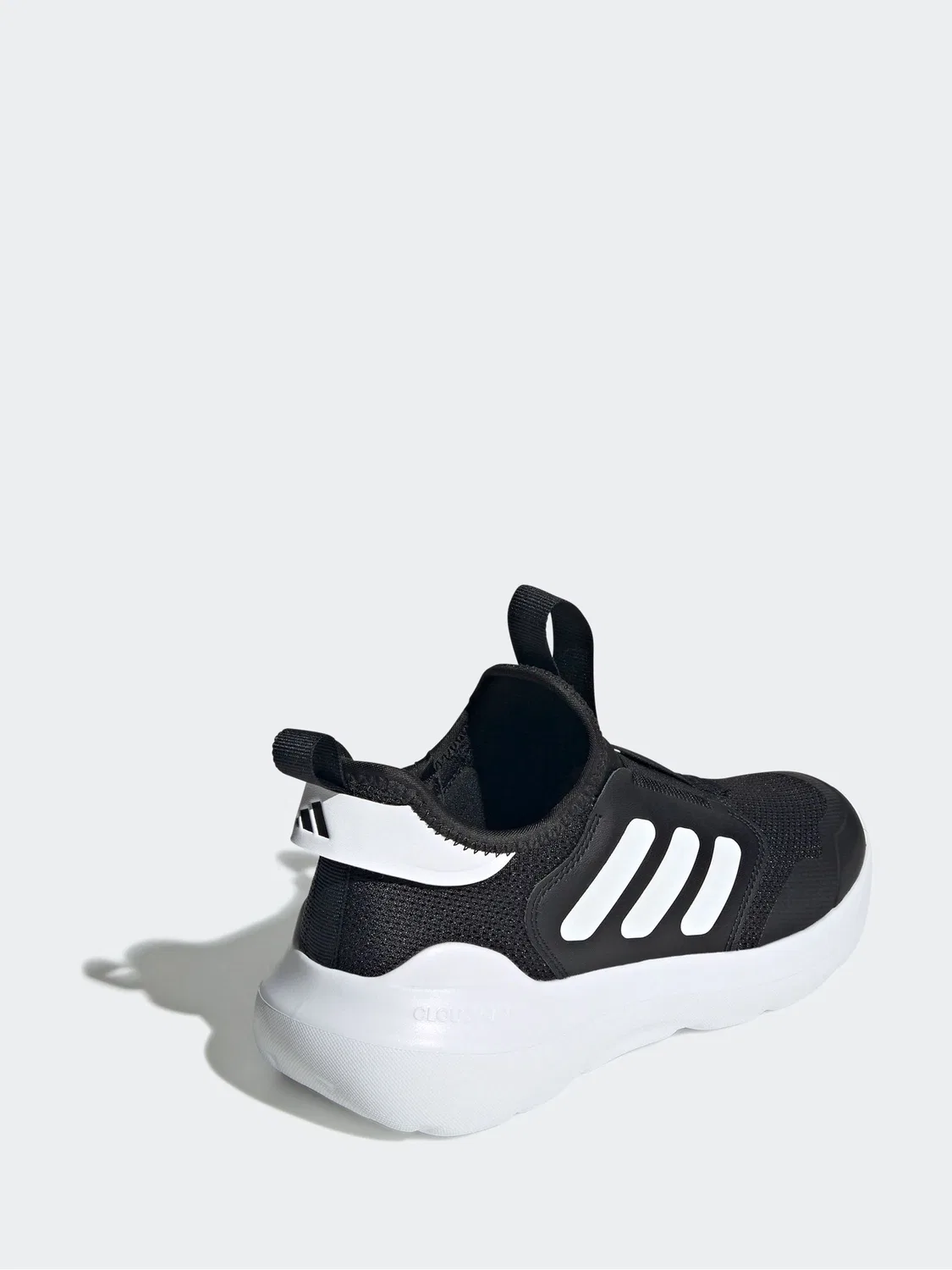 Кроссовки Tensaur Comfort Slip On adidas, черно-белые — фото 4