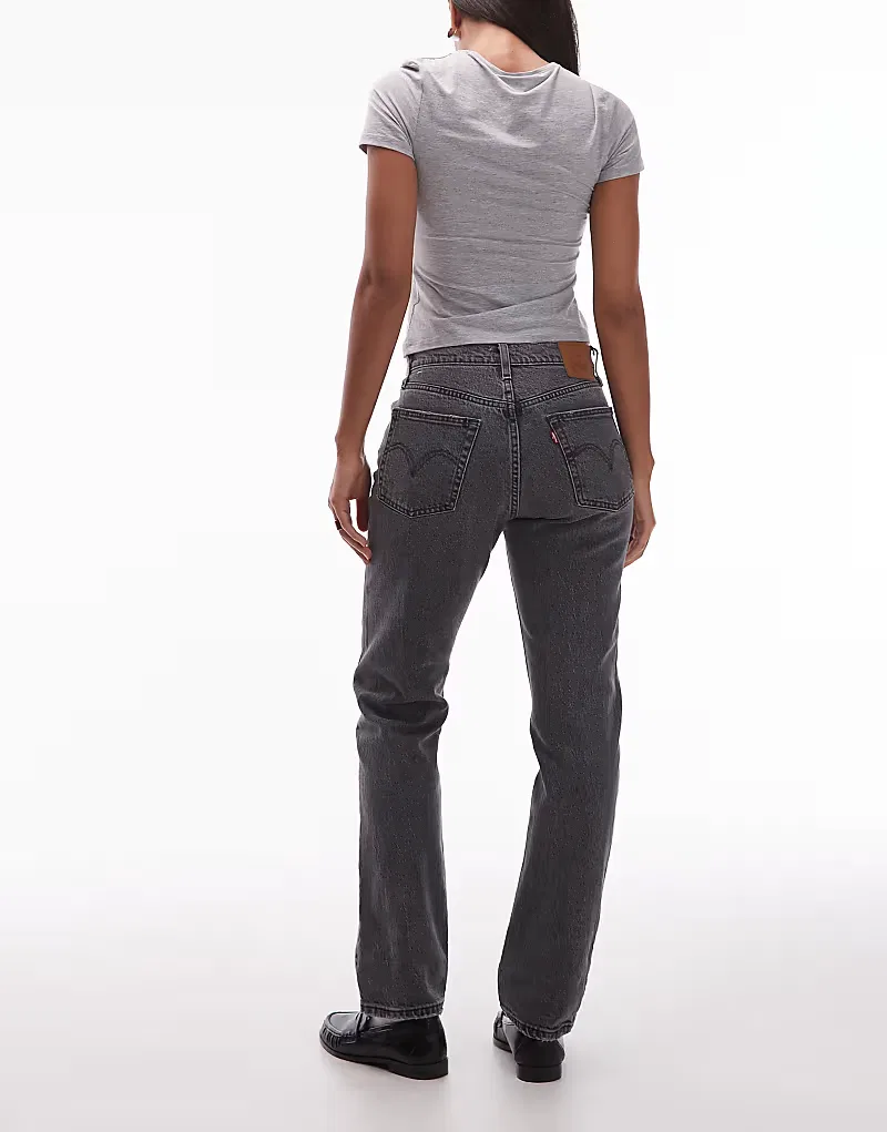 Джинсы Levi's 501 Original Straight Jeans, черный — фото 2